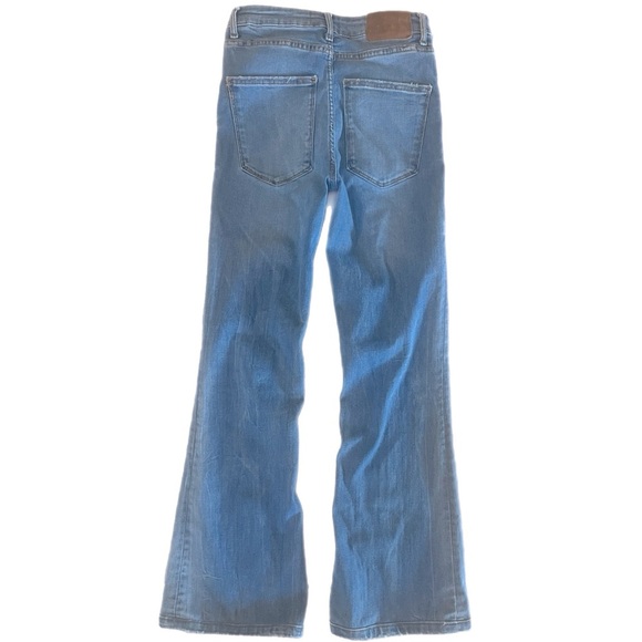Zara High Rise Mini Fare Jeans Size 2 - Picture 6 of 6
